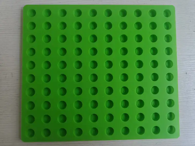 MI Cylinder Logo Mold food-contact silicone gummy mold