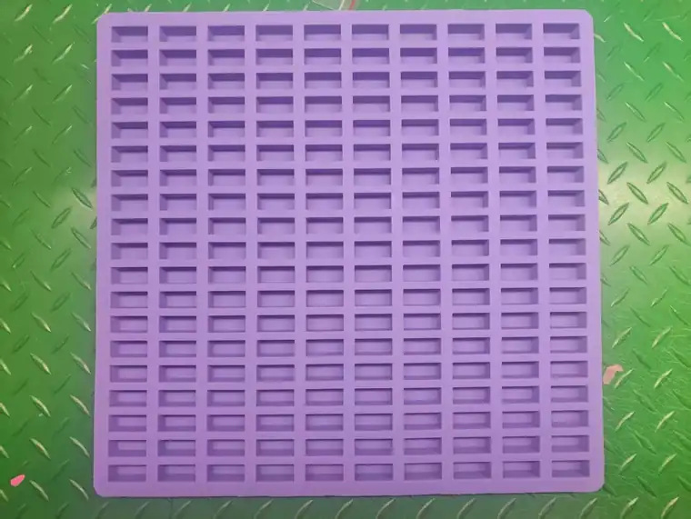 Rectangular Grid Mold food-contact silicone gummy mold