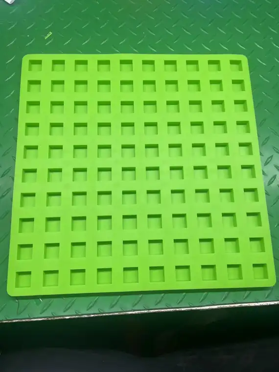 Square Grid Mold food-contact silicone gummy mold