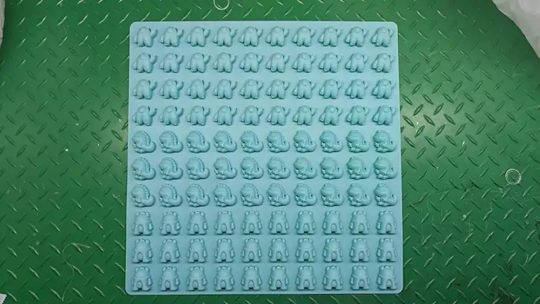 Three Cartoon Shapes Mold food-contact silicone gummy mold