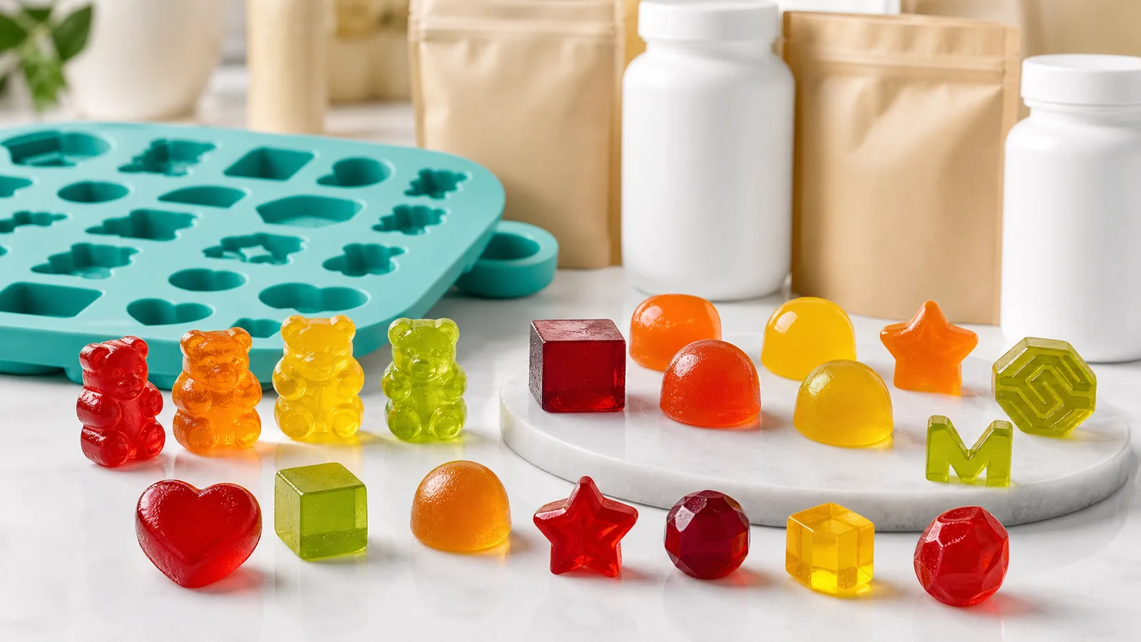North American and European gummy product application examples